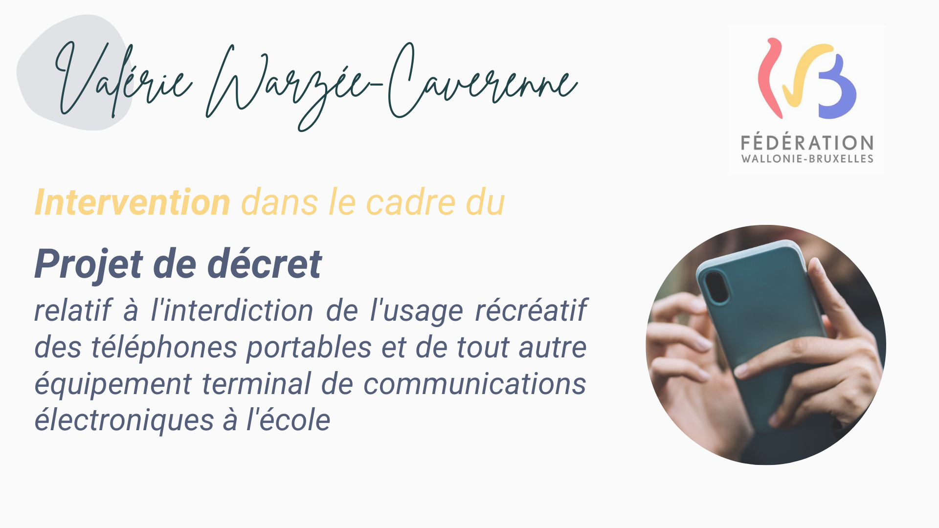 projet décret smartphone